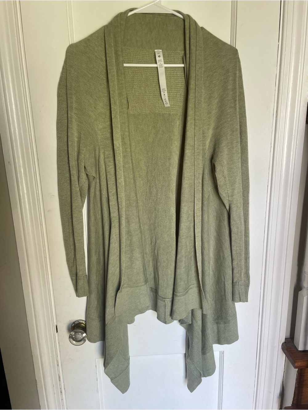 Lululemon Cashlu Knit Wrap in Heathered Rosemary Green Women’s size M/L
